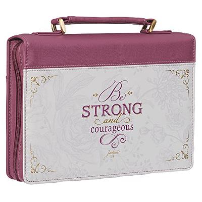 Bible Verse Tote Bags: Be Strong and Courageous Joshua 1:9 Tote