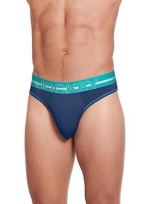 Jockey Men's Underwear Sport Silver Microfiber Thong, Ink Well, M - Yahoo  Shopping