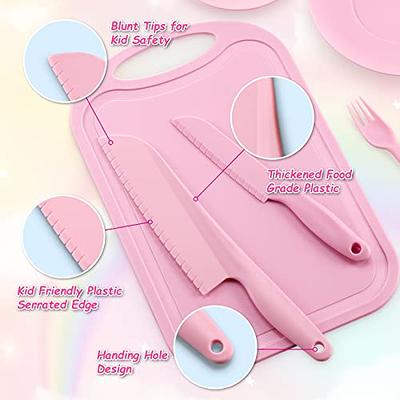 Knives For Kids 3Pcs Children's Cooking Knives Safe To Use Firm Grip  Serrated Edges Protects Little Chef's Fingers Good For - AliExpress