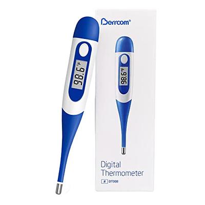 iHealth Digital Oral Thermometer PT1 Fever Thermometer with Dual-sensors for High Accuracy Rectum Armpit Reading Thermometer for Adults and Babies