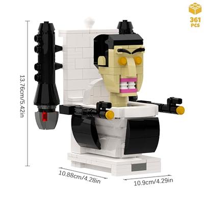  Skibidi Funny Toilet Man Figure Building Block Set