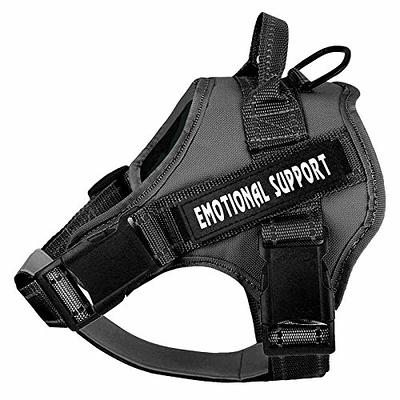 WINSEE Service Dog Vest No Pull Dog Harness with 7 Dog Patches, Reflective  Pet Harness with