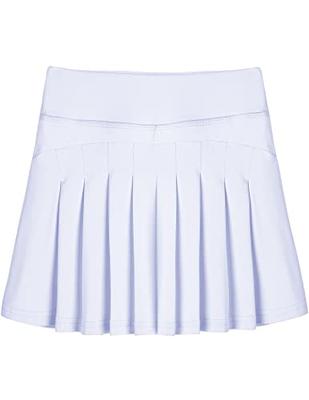 Women's Tennis Skirt Lightweight Pleated Athletic Skorts Sports Golf  Running Mini Skirt with Pockets and Shorts 