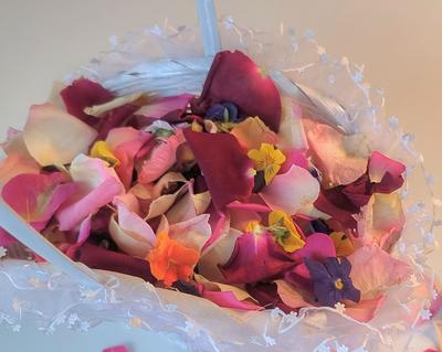 New Freeze-Dried Rose Petals & Pansies. Biodegradable Confetti For