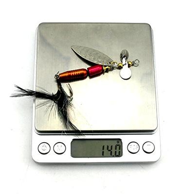 Feather Fishing Hooks Rooster Tail Fishing Spinner Spoon Lures