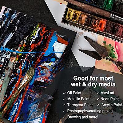 PHOENIX Black Canvas Panels 11x14 Inch, 6 Pack - 8 Oz Triple Primed 100%  Cotton Acid Free Canvases for Painting, Blank Flat Canvas Boards for  Acrylic, Oil, Tempera, Metallic, Neon Painting & Crafts - Yahoo Shopping