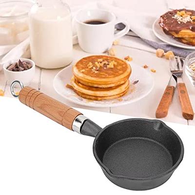 Cast Iron Flat Bottom Mini Nonstick Frying Pan Square Pancake Pan