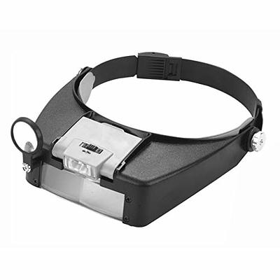 CARSON MagniVisor Dual-Power Head-Mounted Magnifier MV-23 - The Home Depot