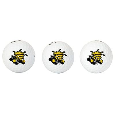 Wichita State Shockers 3-Pack Golf Balls