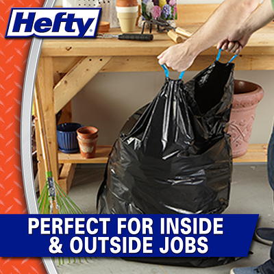 Hefty Strong Large Trash Bags, Black, 30 Gallon, 40 Count - Yahoo