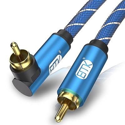 EMK Subwoofer Cable RCA Audio Cable RCA to RCA Coaxial Cable Soundbar TV 3m  5m