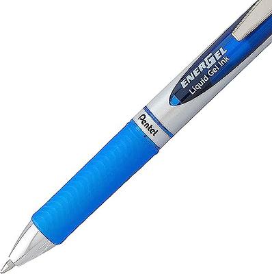 Pentel Energel Liquid Gel Pen- 1 Mm Bold 6 Black Ink & 6 Blue Ink Pens  Energel, Bulk Pack of 12 Combo RTX Retractable Deluxe Liquid Gel Pen. -  Yahoo Shopping