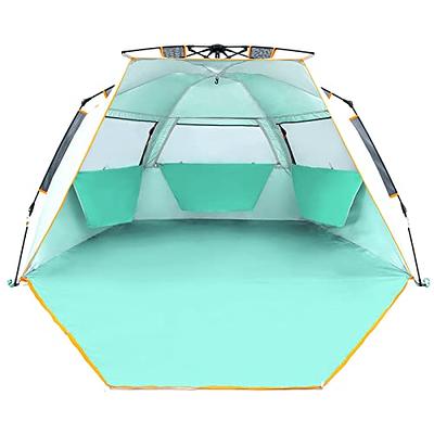 UPF 50+ Easy Pop Up Beach Tent Sun Shelter 3-4 Person Instant