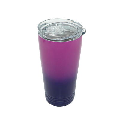 Fiesta Set of 2 Cool Ombre 16 oz Insulated Wine Tumblers