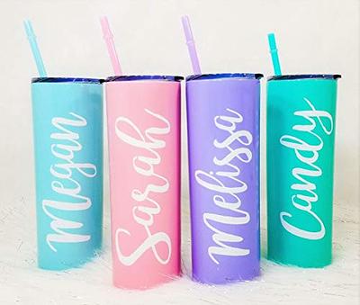 Personalized Tumbler For Women, With Straw, Bridesmaid Tumbler, Stainless  Steel Tumbler, Gift, Beach Cup - Yahoo Shopping