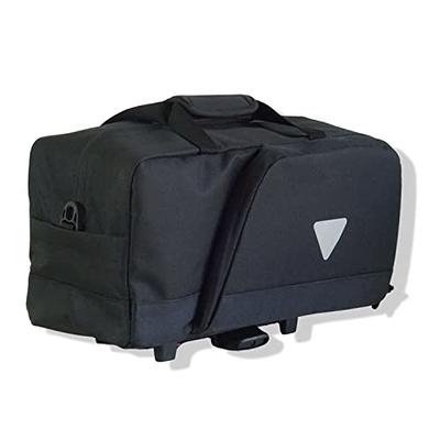 Bike Rack Bag, Expandable Rear Trunk Bicycle Carrier Commuter