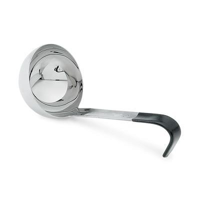 Vollrath 47169 #14 Oval Stainless Steel Squeeze Handle Disher - 2.31 oz.