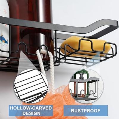 WXCGX Hanging Shower Caddy Over Shower Head Organizer: Stainless Rustproof  Bathroom Shower Storage Rack Basket with Soap Holder, Hooks - Large