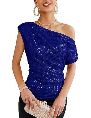 GRACE KARIN Party Dreses for Women Sexy Elegant Sparkle Glitter Dresses  Blue M - Yahoo Shopping