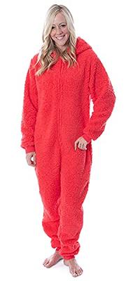  MJC International Sesame Street Adult Elmo Sherpa Union Suit  Costume Pajama For Men Women (Small), Red : Clothing, Shoes & Jewelry