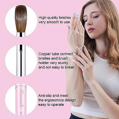 KEMEISI Acrylic Nail Brush Size #12, 100% Pure Kolinsky Nail Art