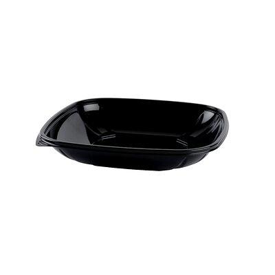 Plastic Bowls - Black Oval Serving Bowls