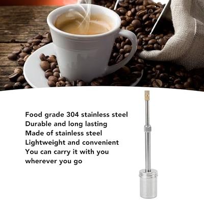 French Press Coffee/Tea Maker 34 OZ with 2 Replaceable Filter, Camping  Large Coffee/Tea Press of bamboo handle and Heat Resistant Glass, Cold Brew  French Press