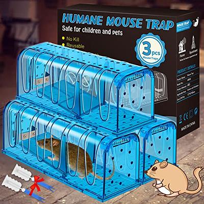 Victor M310S Tin Cat Multi-Catch Live Mouse Trap - Indoor and Outdoor Humane Catch and Release Mouse Trap - 6 Traps