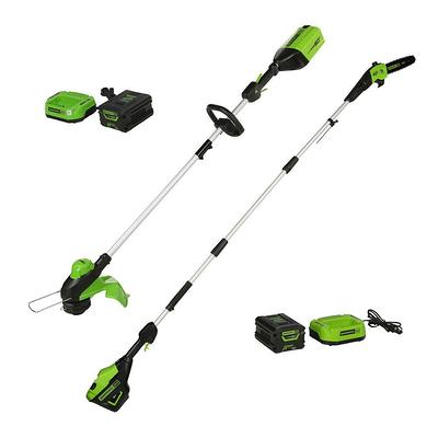 Greenworks 40V Cordless String Trimmer and Leaf Blower Combo Kit, 2.0Ah  Battery and Charger Included - Yahoo Shopping