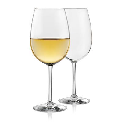 Mikasa Amelia White Wine Glasses Set of 4, 9.5 oz - Clear