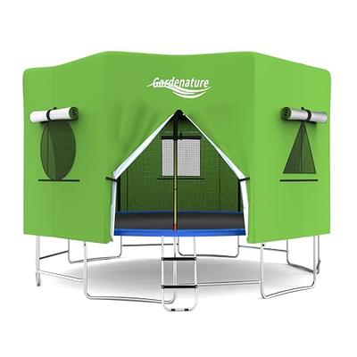 Zoomster 14ft Trampoline Tent, Fits for 14ft Straight Pole Round Trampoline, Trampoline Tent Cover (Fit for 6 Straight Pole Trampoline, Tent Only)