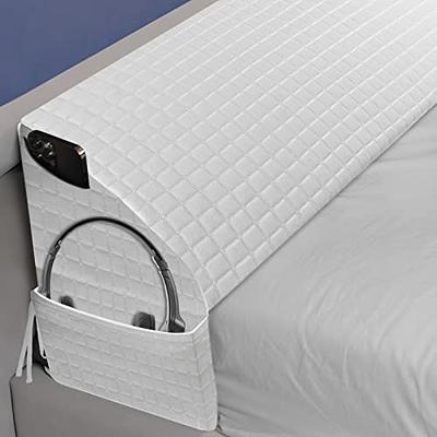 Home Bed Bridge, Split Bed Connector Mattress Gap Filler Mattress Connector  with Strap Bed Bridge Bed Gap Filler to Make Twin Beds Into King for Guests  Stayovers (White) 