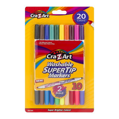 Cra-Z-Art Washable Markers, Broad Bullet Tip, 64 Assorted Colors