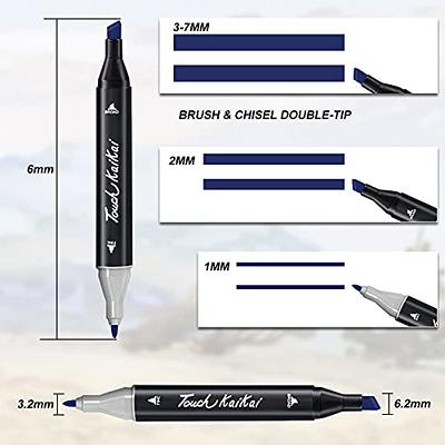  chfine 80 Colors Alcohol Markers, Dual Tip Permanent