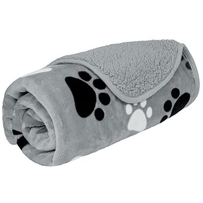 Marquess Non-Slip Dog pet Blanket Sofa Pet Mattress, pet Blanket Cute paw  Print, Washable and Easy to Clean, for Dogs/Cats, Includes a Teething  Stick(Black,Blue,Yellow) - Yahoo Shopping