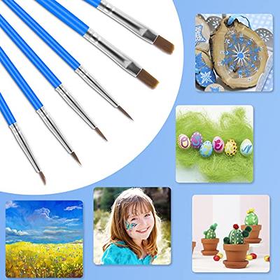 Prasacco 6pcs Paint Brush Set, Oil Paint Art Brushes Detail Painting Brushes  Pointed Tip Paint Brush Miniature Paint Brushes Art Brushes for Watercolor  Oil Acrylic Facial Detail Paint - Yahoo Shopping