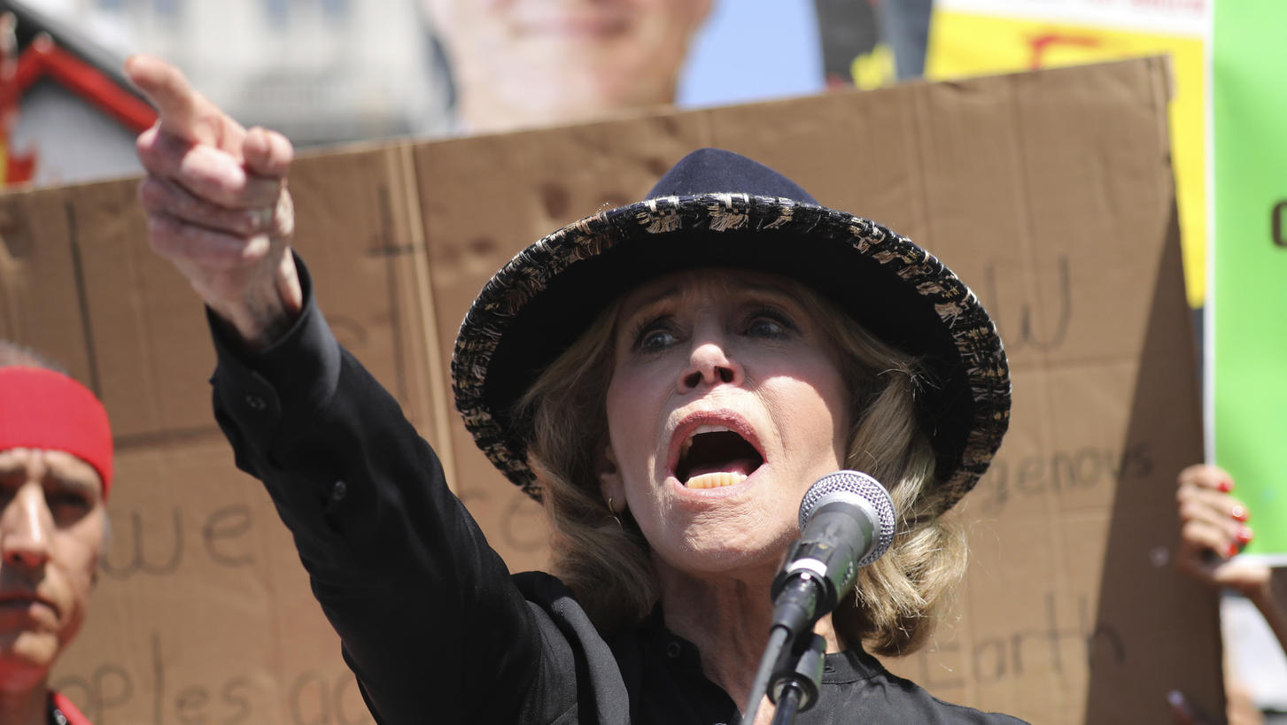 Jane Fonda arrested on Capitol Hill 