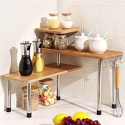 Ollieroo 2 Tier Kitchen Counter Storage Shelf, Bathroom Sink