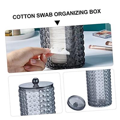 Beavorty Box Cotton Swab Storage Box Make up Holder Facial Cotton Pads for  Face Depotting Makeup Containers Makeup Cotton Pad Holder Cotton Pad Box  Cotton Swab Case Makeup Cotton Box Sponge price