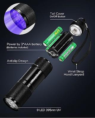 9 LED Super Bright Portable Black Mini Flashlight w - Yahoo Shopping