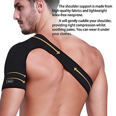 Footpathemed Compression Shoulder Brace, Foot Pathemed Shoulder Support  Brace for Men Women, Rotator Cuff Support Brace for Pain Relief  Dislocation