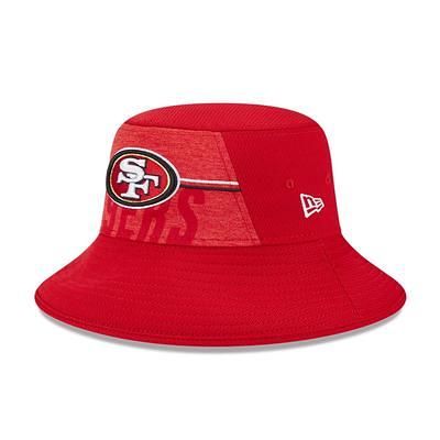 Men's New Era Stone/Scarlet San Francisco 49ers 2023 NFL Draft on Stage 59FIFTY Fitted Hat