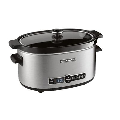 Crockpot 6-Quart Slow Cooker With Mytime Technology, Programmable Slow  Cooker, Stainless Steel