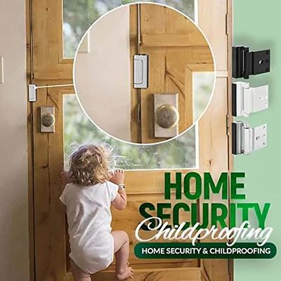 Wannianmu 1 Pack Door Security Lock, Upgrade Home Security Door Lock &  Reinforcement Lock with 3 inch Stop and 8 Screws, Door Lock Child Proof  Security Door Stopper for Inward Swinging Door - Yahoo Shopping