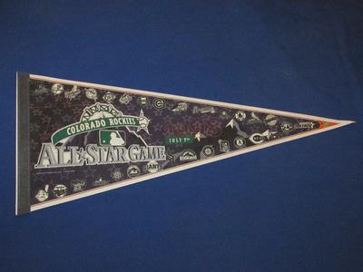 Vintage NHL Colorado Rockies Pennant