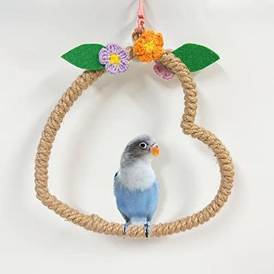 Parrot Standing Climbing Toy Bird Rope Perch Bird Swing Cage - Temu