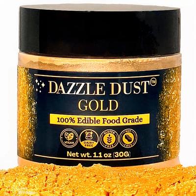 BAKELL Gold Pearl Edible Luster Dust & Paint, 25 Grams | LUSTER DUST Edible  Powder | KOSHER Certified Paint, Powder & Dust | 100% Edible & Food Grade