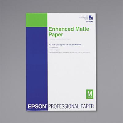 Epson Presentation Paper Matte, 8.5 x 11 Inch, 100 Count (S041062), White