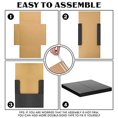 50 Pcs Vinyl Record Shipping Boxes Vinyl Record Mailers 12.6'' x 12.6'' x  1.18'' Easy Fold Album Mailer Boxes Adjustable Height Cardboard Mailing  Boxes with 50 Tapes for Packaging Storage (Black) - Yahoo Shopping