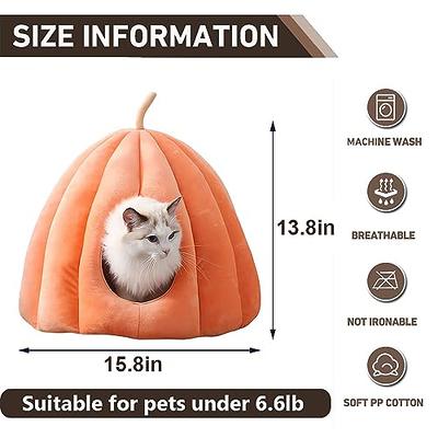 Cozy Washable Cat Bed For Indoor Cats - Soft Mat For Small And